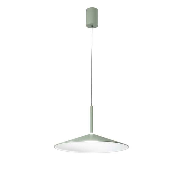  Luce Ambiente Design Żyrandol Led Khan, Zielona, ø 48 Cm, Metal, Cct 