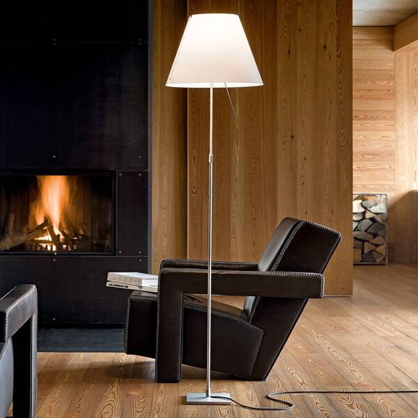  Luceplan Luceplan Costanza Lampa Stojąca D13t, Aluminium/biały 