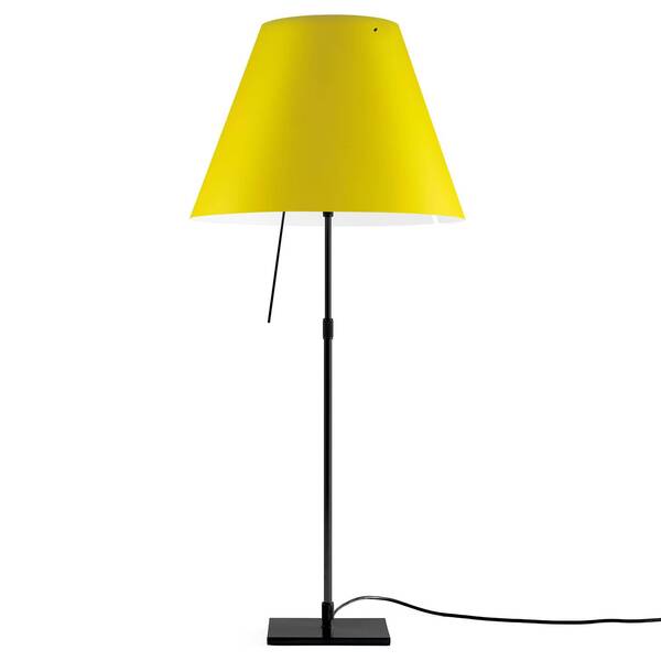  Luceplan Luceplan Costanza Lampa Stołowa D13 Czarna/żółta 