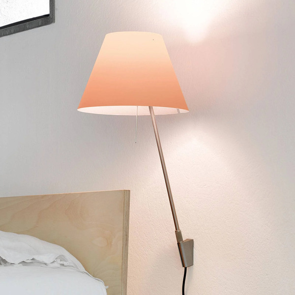  Luceplan Luceplan Costanzina Lampa ścienna Aluminium, Puder 