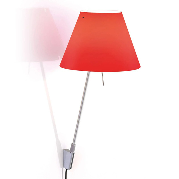  Luceplan Luceplan Costanzina Lampa ścienna, Czerwona 
