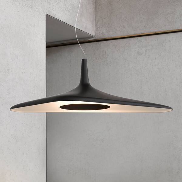  Luceplan Futurystyczna Lampa Wisząca Led Soleil Noir 