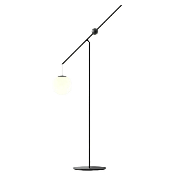  Luceplan Lampa Stojąca Luceplan Malamata, Czarny Matowy 