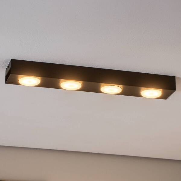  Luminex Downlight Ian W Kolorze Czarnym, 4-punktowa 