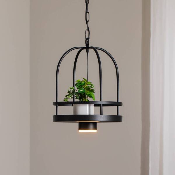  Luminex Żyrandol Zona, Czarny, ø 30 Cm, Stal 