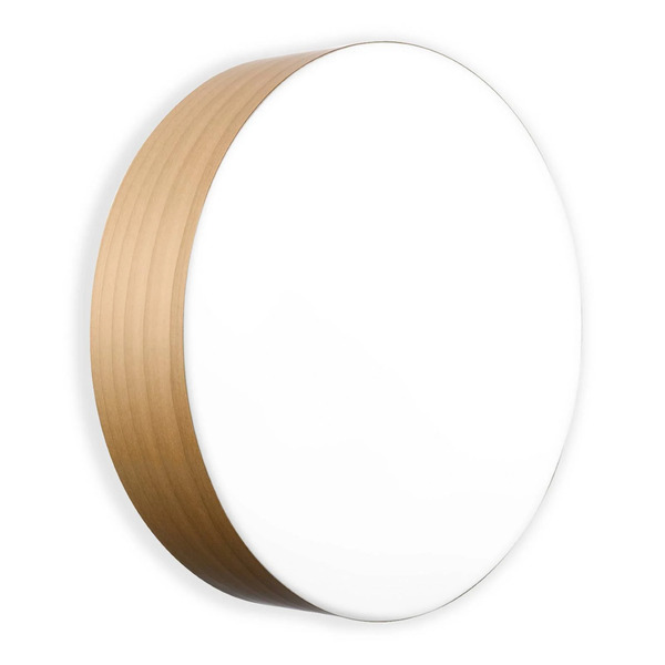  Lzf Lamps Kinkiet Led Lzf Gea, Kolor Buku, ø 42 Cm, Drewno 