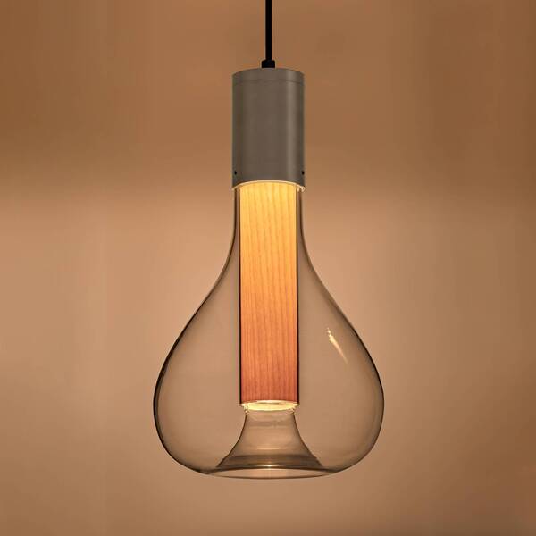  Lzf Lamps Lzf Eris Lampa Wisząca Led Szkło Aluminium/buk 