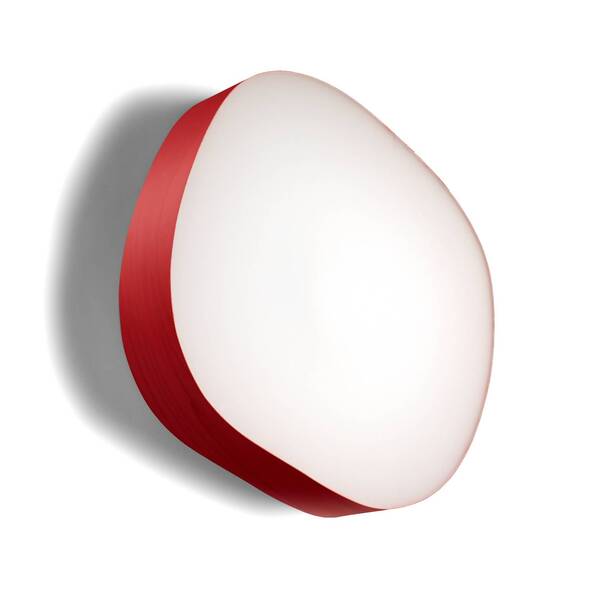  Lzf Lamps Lzf Guijarro Large Kinkiet Led, Czerwony 