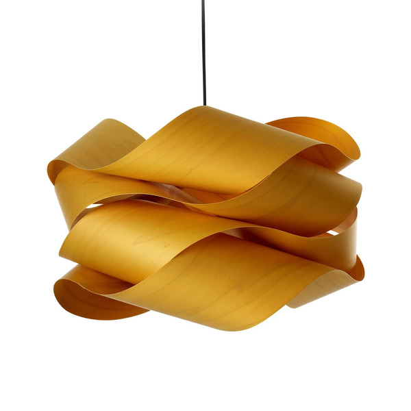  Lzf Lamps Lzf Link Wisząca, Kabel Czarny ø 46cm żółta 