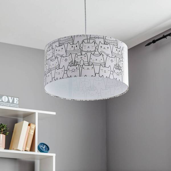  Maco Design Lampa Wisząca Cat Z Nadrukowanym Motywem Kota 