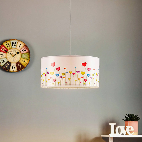  Maco Design Lampa Wisząca Dziecięca Hearts 