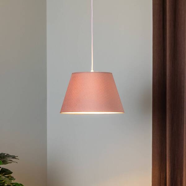  Maco Design Żyrandol Rosabelle, Stożkowy, Różowy, 1-punktowy. 