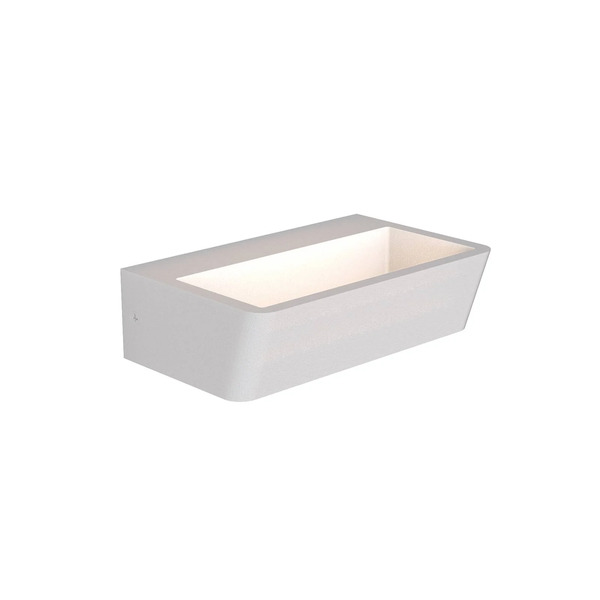  Mantra Iluminación Kinkiet Led Altea, Szerokość 16 Cm, Biały, Góra/dół, Aluminium 