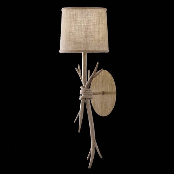  Mantra Iluminación Kinkiet Sabina Z Tekstylnym Kloszem 