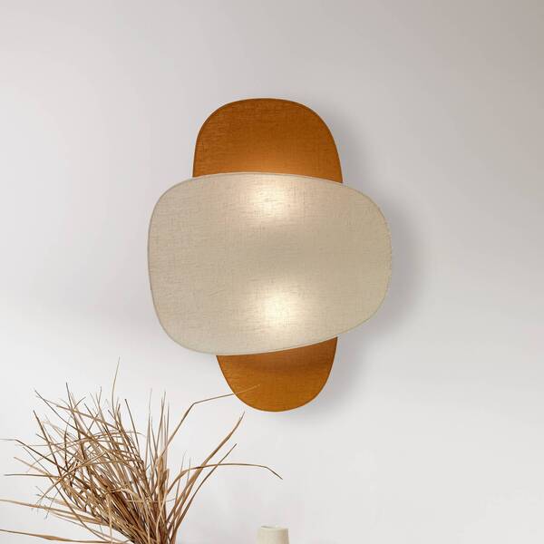  Market Set Market Set Lampa ścienna Screen 70's, 76 Cm, Brzoza/curry, Tekstylia 