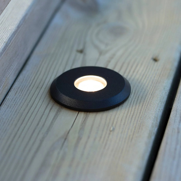  Markslöjd Garden 24 Decklight, Czarny, światło Górne, 0,8 W 