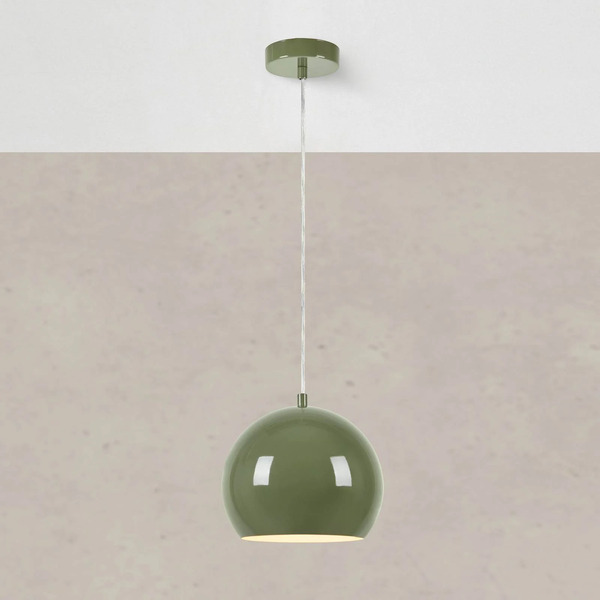  Markslöjd Lampa Wisząca Pop, ø 20 Cm, Zielona, Metal 