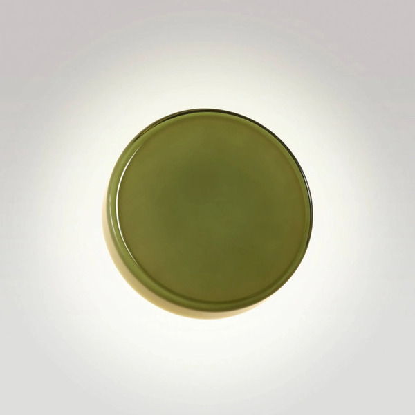 Marset Kinkiet Led Marset Caramel, Zielony, ø 22 Cm, Triac, Szkło 
