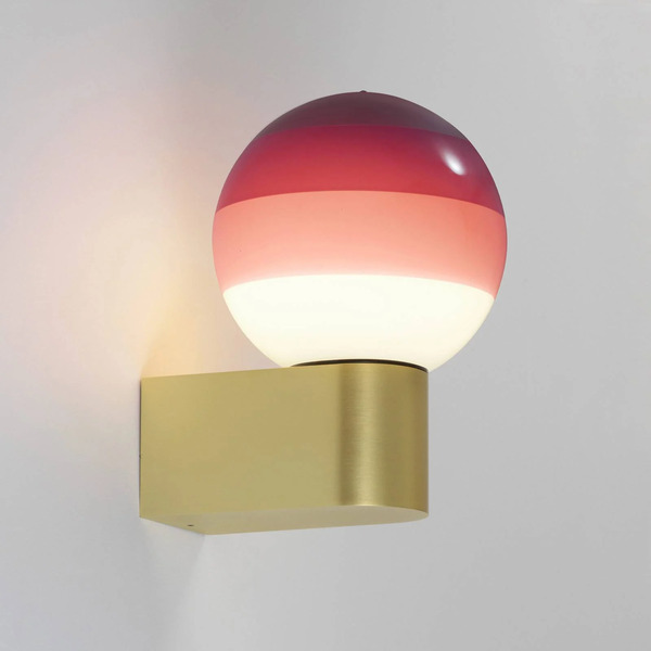  Marset Kinkiet Led Marset Dipping Light A1, Bordowy/mosiężny 
