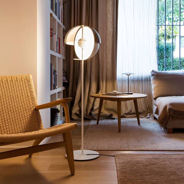  Marset Marset Theia P Lampa Stojąca Led 116,4 Cm Biała 
