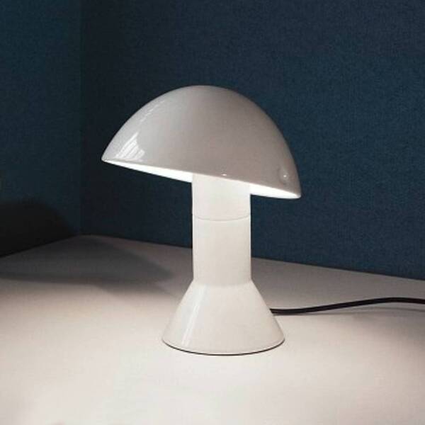  Martinelli Luce Designerska Lampa Stołowa Elmetto Biała 