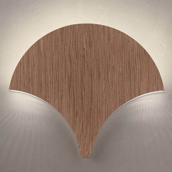  Masiero Kinkiet Led Palm, Orzech 