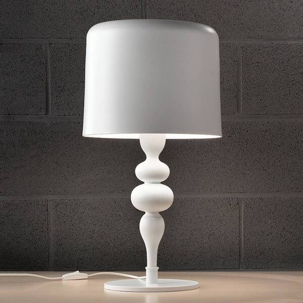  Masiero Lampa Stołowa Eva Tl3+1g 75 cm, Biała 