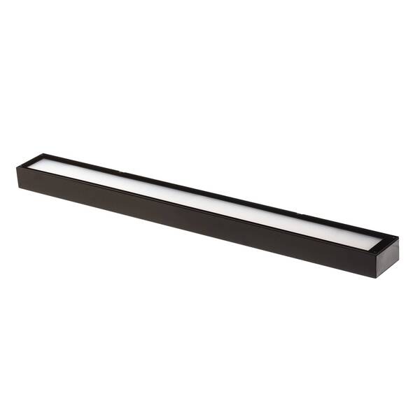  Mcj Mera Kinkiet Led, Szerokość 80 Cm, Czarny, 4000k 