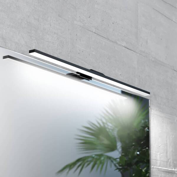  Mcj Oświetlenie Lustra Led Triga Ip44 Czarne 60cm, 4000k 