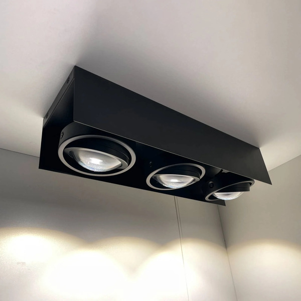  Megatron Megatron Cardano Spot Sufitowy Led 3-pkt. Czarny 