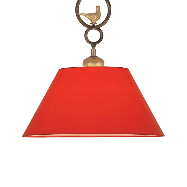  Menzel Dekoracyjna Lampa Wisząca Provence Chalet Czerwona 