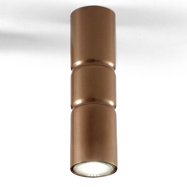  Metallux Lampa Sufitowa Turbo, Stała, Brązowa 