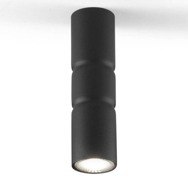  Metallux Lampa Sufitowa Turbo, Stała, Czarna 