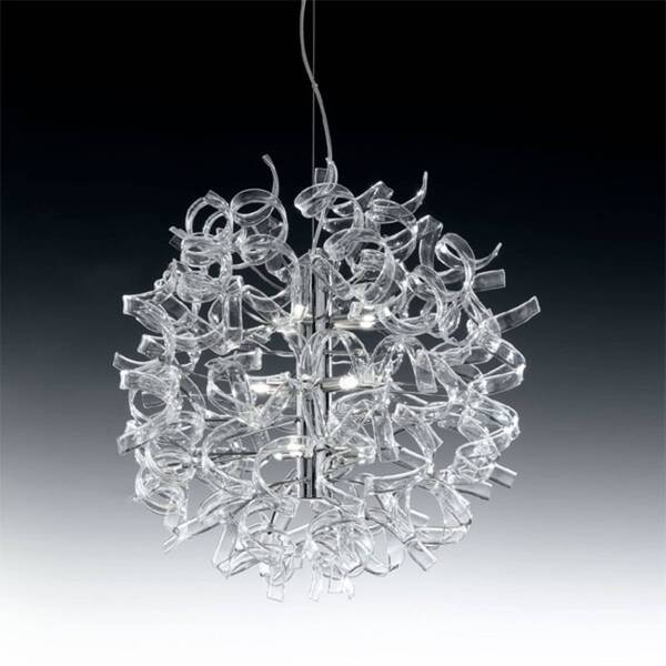  Metallux Nowoczesna Lampa Wisząca Astro, 9-pkt., Przezr. 