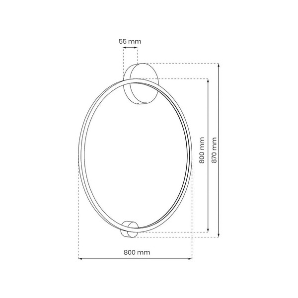  Milagro Lighting Lampa Sufitowa Led Saturno, Złota, ø 80 Cm, Metal, 4000 K 