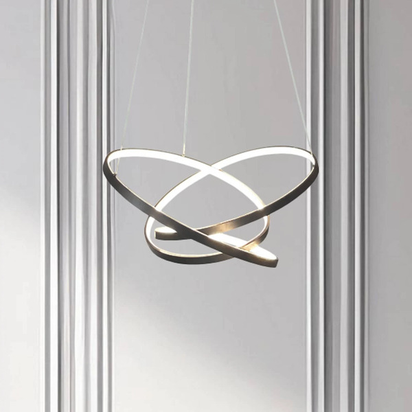  Milagro Lighting Żyrandol Led Empoli, Metal, Czarny, 4000 K 