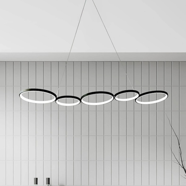  Milagro Lighting Żyrandol Led Olympia, Metal, Czarny, 4000 K 