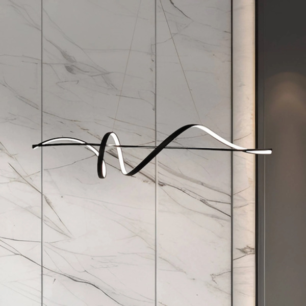  Milagro Lighting Żyrandol Led Sash, Metal, Czarny, 4000 K 