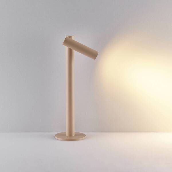  Molto Luce Molto Luce Lampa Stołowa Led Mimo T, Kolor Piaskowy, Aluminium 