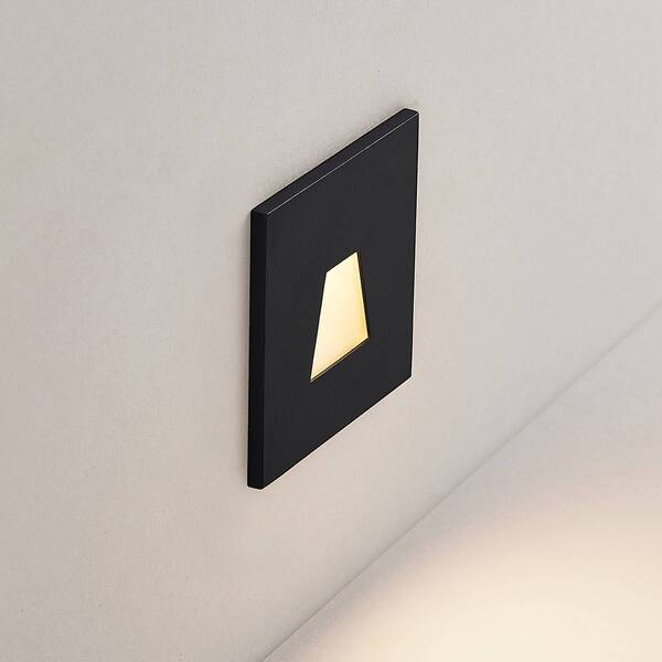  Molto Luce Oprawa Wpuszczana Led Molto Luce Wall 68r Ip44 Sq, Czarna, Cct 