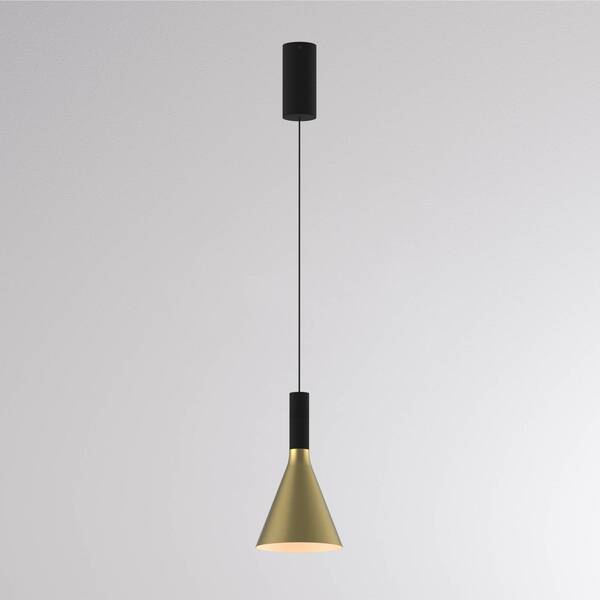  Molto Luce Żyrandol Led Lora I, Mosiądz, ø 15 Cm, ściemniany, 40°, Cct 