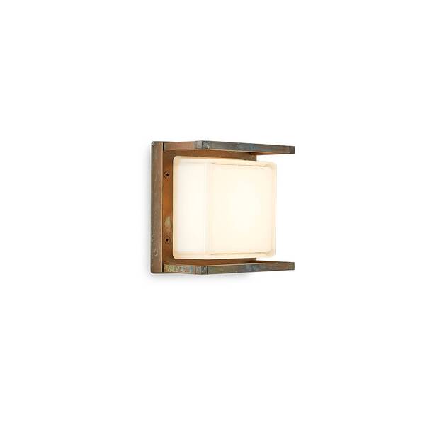  Moretti Luce Kinkiet Led Ice Cubic 3405 Mosiądz Antyczny 