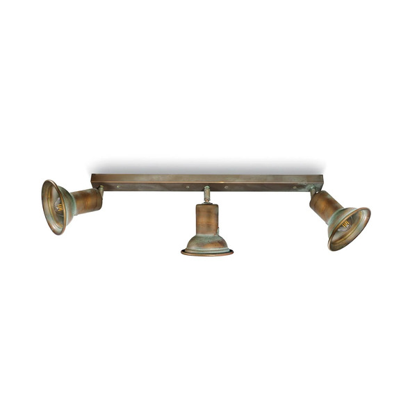  Moretti Luce Lampa Sufitowa Genziana 1421.e27 3-pkt. Mosiądz 