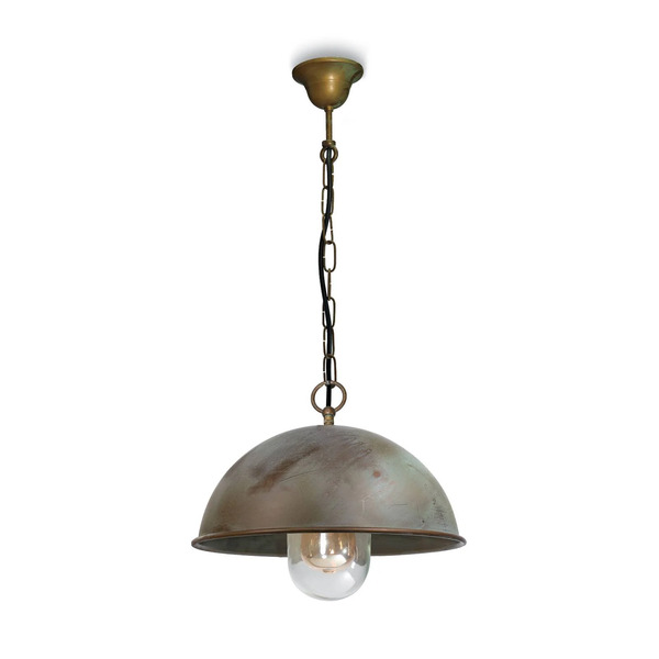  Moretti Luce Lampa Wisząca Koło Mosiądz Antyczny ø 30 Cm 