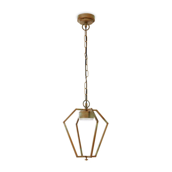  Moretti Luce Wisząca Zewnętrzna Led Gemstone 3452 Mosiądz/opal 