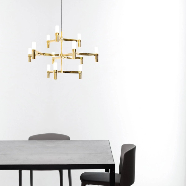  Nemo Lampa Wisząca Nemo Crown Minor 12-punktowa, Pozłacana 