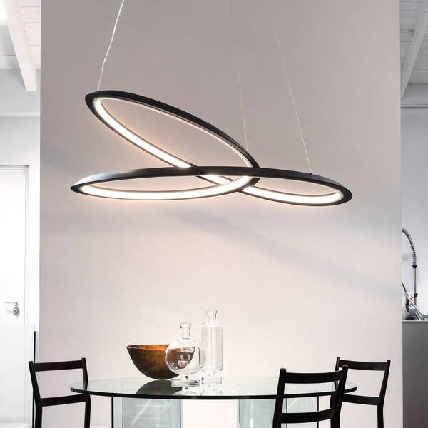  Nemo Lampa Wisząca Nemo Kepler 2,700k Down ø110cm Czarna 