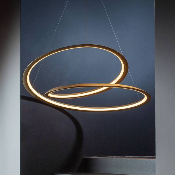  Nemo Lampa Wisząca Nemo Kepler 2 700k Down ø110cm Złota 