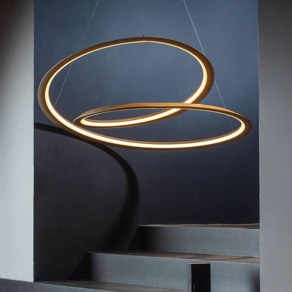  Nemo Lampa Wisząca Nemo Kepler 2 700k Down ø84cm Złota 