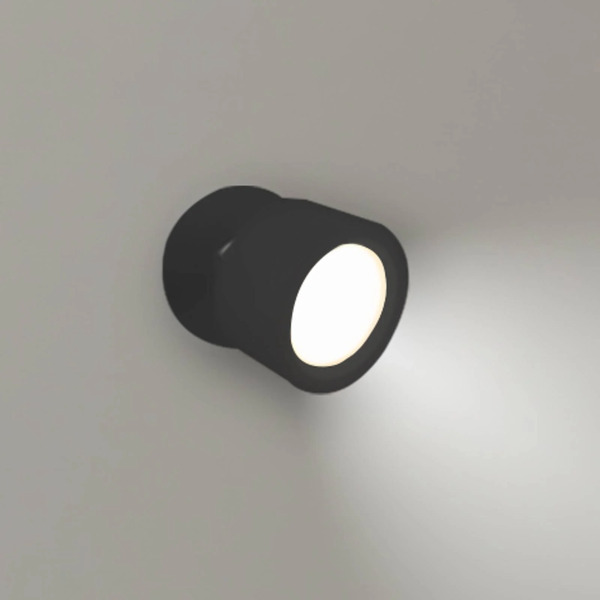  Newgarden Newgarden Kinkiet Led Roll 8, Czarny, Obrotowy 